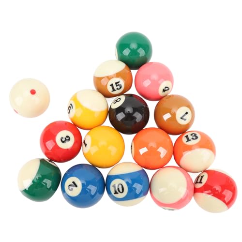 RiToEasysports Billardkugeln, 2,25 -Zoll -Regulierungsgröße Billardkugeln Billard für den Austausch von Billardtischstisch Im Amerika -Stil Festgelegt von RiToEasysports