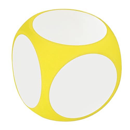 RiToEasysports Blanko Be Bescheibbare und Abwischbare Würfel - Multifungionales Lehrzurehr für (Yellow) von RiToEasysports