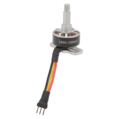 RiToEasysports Bürstenloser RC-Flugzugmotor, für Wltoys XK A280 1806 2000KV RC-Flugzugsegelflugzuggaug, Bürstenloser Motor, Eratze Zum Austausch, Schwarzer von RiToEasysports