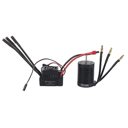 RiToEasysports Combo mit Bürstenloser Motor 60A ESC, F540 4mm Gold Bananenstopfen RC Bürbster Motor ESC -Set (3300KV) von RiToEasysports