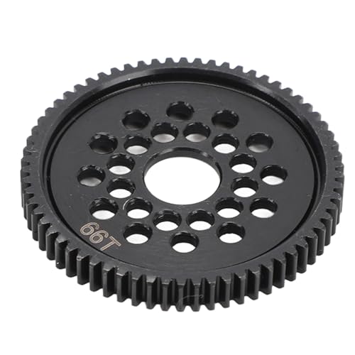 RiToEasysports Customized 66T Spurgetriebe, Metallstahltransfergetriebe mit Hoch Fortschrittlicher Bearbeitung Ideales RC -Zubehör für DIY -Enthusiasten von RiToEasysports