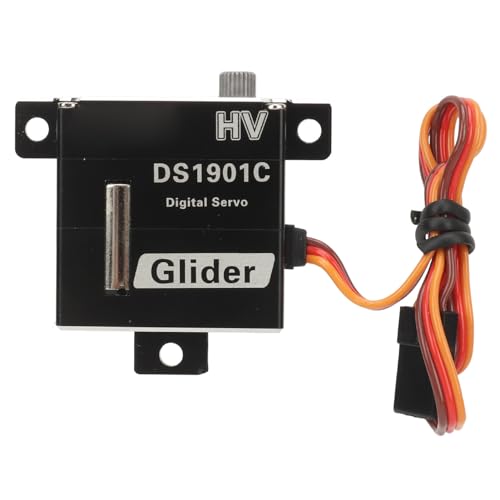 RiToEasysports Digitales Lenkservo, 6 Kg.cm High Torsion Aluminiumlegierung RC -Servo mit 0,10 Sekunden 60 ° Niedriges Rauschen für RC -Hubschrauber -Roboter Fixed Flügel von RiToEasysports