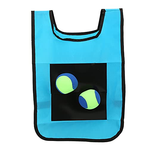 RiToEasysports Dodgeball -Spiel Dodge Tag Game Wurfspiel für Indoor Outdoor -Spiel mit Klebrigen Weste Rot Blau Oxford Stoffmotor Fähigkeiten Entwicklung (Blue) von RiToEasysports