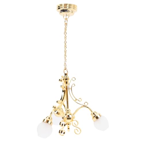 RiToEasysports Dollhouse Miniatur -Kronleuchter, LED -Beleuchtungsdecke für 1:12 Schuppenhäuser, Mini tragbare Anhängerlampe mit Exquisiter Handwerkskunst, Realistics Home Decor Accessoires, RiToEasysports Dollhouse Miniatur -Kronleuchter, LED -Beleuchtungsdecke für 1:12 Schuppenhäuser, Mini tragbare Anhängerlampe mit Exquisiter Handwerkskunst, Realistics Home Decor Accessoires, von RiToEasysports