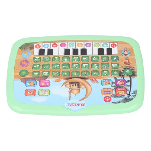 RiToEasysports Elektronische Arabische Lernmaschine, Arabische Alphabet -Lernmaschine, Interaktives Lesespielzeug für 28 Buchstaben 10 Zahlen, Mühelose Meisterschaft Spielerische Ausbildung, (Green) von RiToEasysports