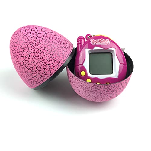RiToEasysports Elektronisches Digitales Haustier, Niedliche Ei -Form -Koffer Virtual Pet Pet Game Machine mit Reset -Taste und Mehrere Funktionsoptionen für (PINK) von RiToEasysports