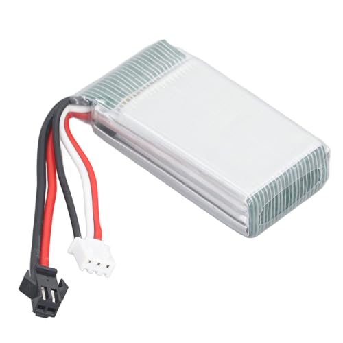 RiToEasysports Ersatzakku für RC-Flugzeuge, 7,4 V, 850 MAh, RC-Hubschrauber-Akku für WLtoys V912V262V333V353BQ202 mit Schwarzem SM-Stecker RiToEasysports Ersatzakku für RC-Flugzeuge, 7,4 V, 850 MAh, RC-Hubschrauber-Akku für WLtoys V912V262V333V353BQ202 mit Schwarzem SM-Stecker von RiToEasysports