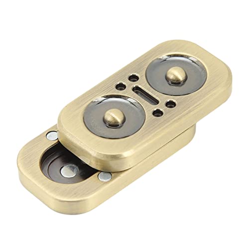 RiToEasysports Eulenfinger -Zappel, Schieberegler Magnetdruck Angst Entlasten Metall Sensorische Push -Karten Slider Spielzeug (Gold (Golden) von RiToEasysports