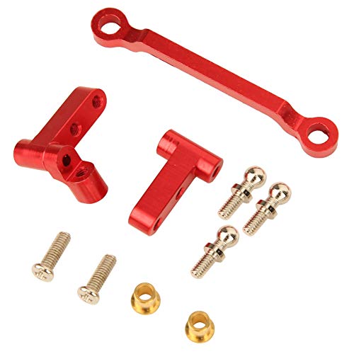 RiToEasysports Exquisites Aluminium-Legierungs-Steuerungskit für RC-Auto, Langlebig und Zuverlässig, für 1/18 A949 A959-B A979 K929, 3 Verfügbar (Rot) von RiToEasysports