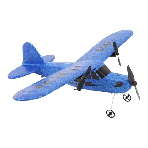 RiToEasysports Fernbedienung Flugzeugebene, Anti -Kollision -RC -Flugzeug -Segelflugzeug für Erwachsene und Kinder (Blue) von RiToEasysports