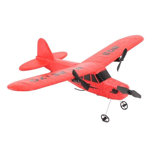 RiToEasysports Fernbedienung Flugzeugebene, Anti -Kollision -RC -Flugzeug -Segelflugzeug für Erwachsene und Kinder (Rot) von RiToEasysports
