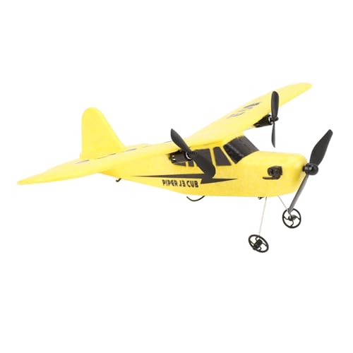RiToEasysports Fernbedienung Flugzeugebene, Anti -Kollision -RC -Flugzeug -Segelflugzeug für Erwachsene und Kinder (Yellow) von RiToEasysports