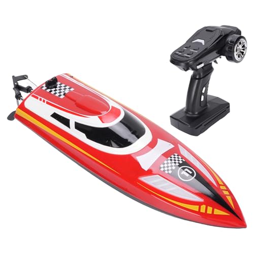 RiToEasysports Fernbedienungsboot, Stunt Rolling Long Time RC -Boot mit Niedriger Batteriealarm für Pools & Lakes von RiToEasysports