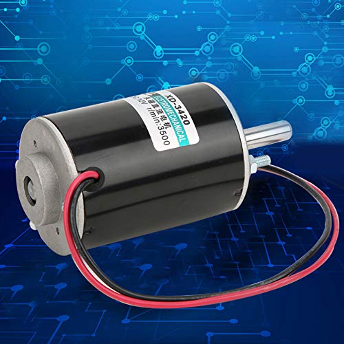 RiToEasysports Hochgeschwindigkeit Permanenter Magnet DC Motor Ball Lager 30W 12/24 V CWCCW für Elektrofahrzeuge (12v3000 rev) von RiToEasysports