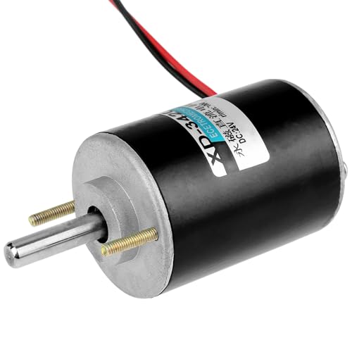 RiToEasysports Hochgeschwindigkeit Permanenter Magnet DC Motor Ball Lager 30W 12/24 V CWCCW für Elektrofahrzeuge (24v6000 rev) von RiToEasysports