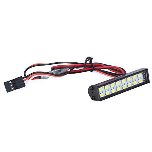 RiToEasysports Hochwertige RC-Lichtstange für HSP Redcat RC-Auto, 16pcs Lampenperlen, Schwarz, 55 Mm, DREI Modi, Metall/Kunststoff, für RC-Crawler-Lüfter RiToEasysports Hochwertige RC-Lichtstange für HSP Redcat RC-Auto, 16pcs Lampenperlen, Schwarz, 55 Mm, DREI Modi, Metall/Kunststoff, für RC-Crawler-Lüfter von RiToEasysports