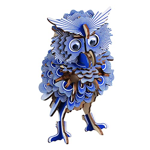 RiToEasysports Holzpuzzle, 3D-Eulenpuzzle, Bunte-Rätsel, Lustige Vogelpuzzles für, Teenager, Erwachsene RiToEasysports Holzpuzzle, 3D-Eulenpuzzle, Bunte-Rätsel, Lustige Vogelpuzzles für, Teenager, Erwachsene von RiToEasysports