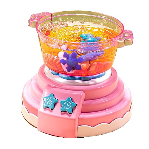 RiToEasysports Hot Pot Maker Kochspielzeug für Praktische Erfahrung - Simulation Hot Pot Machine DIY Toy für (Rosig) von RiToEasysports