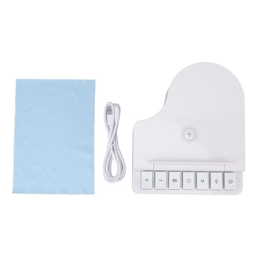 RiToEasysports Ladegerät für Drahtlosen Lautsprecher, 3 in 1 Multifunktional 15W Blue Tooth Speaker mit Drahtloser Laden für die Telefon -Kopfhöreruhr (White) von RiToEasysports