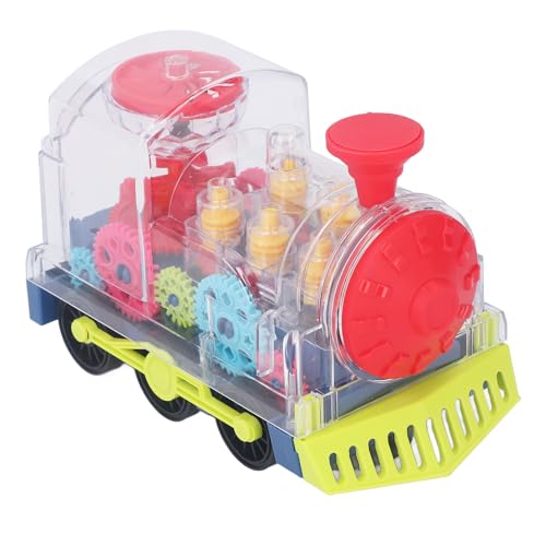RiToEasysports Light -up -Zugspielzeug, mit Transparentem Muscheldesign, Zuggeräuschen, Robust, Bunt für Electric Gear Early Educational Crawling Toy RiToEasysports Light -up -Zugspielzeug, mit Transparentem Muscheldesign, Zuggeräuschen, Robust, Bunt für Electric Gear Early Educational Crawling Toy von RiToEasysports