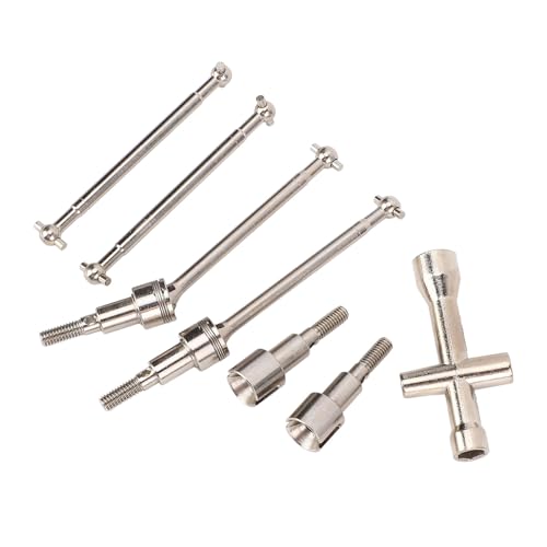 RiToEasysports Metall -RC -Autoantriebswelle, Hochstabilitäts Vorder und Hintere Antriebsachse mit Glänzendem Äußeren, Schneller Ersatz für SCY 16101pro 16102 16103 16201 RiToEasysports Metall -RC -Autoantriebswelle, Hochstabilitäts Vorder und Hintere Antriebsachse mit Glänzendem Äußeren, Schneller Ersatz für SCY 16101pro 16102 16103 16201 von RiToEasysports
