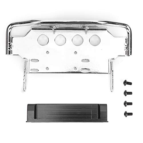RiToEasysports Metall RC Frontstoßstange, Hochwertiges Metall Vordere Stoßstange -Ersatzzubehör für G500 G63 RC -Auto (Silver) von RiToEasysports