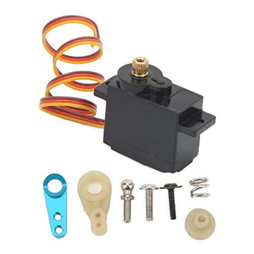RiToEasysports Metallgetriebe-servo, Wasserdicht 28T RC-DigitalServo-Upgrade-Teile für Wltoys 284131 1/28 RC-Auto Automodellzu ModellSpielzugau von RiToEasysports