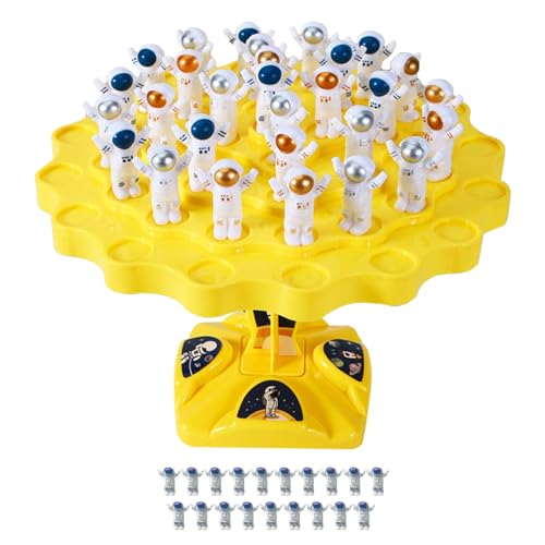 RiToEasysports Pädagogische Gleichgewichtsbaumspielspielzeug -Puzzle, Frühes Interaktive Zählspiel Multilayer Fun Stapeling Toy für (Großes Gelb) von RiToEasysports