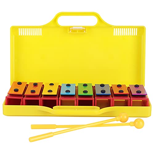 RiToEasysports Pädagogischer Carillon für Kinder, 8 Note Xylophon mit Beweglichen Balken, Geeignet für Anfänger, Großartiges Musical, Abmetalrubberaluminiummaterialien RiToEasysports Pädagogischer Carillon für Kinder, 8 Note Xylophon mit Beweglichen Balken, Geeignet für Anfänger, Großartiges Musical, Abmetalrubberaluminiummaterialien von RiToEasysports