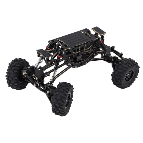RiToEasysports RC -Auto -Chassis Messing Rahmen Kit Passt mit Achsen Stoßfänger für Axiale 1/24 AX24 XC Crawler, auf Straßenroll Chassis Upgrade Teilen von RiToEasysports