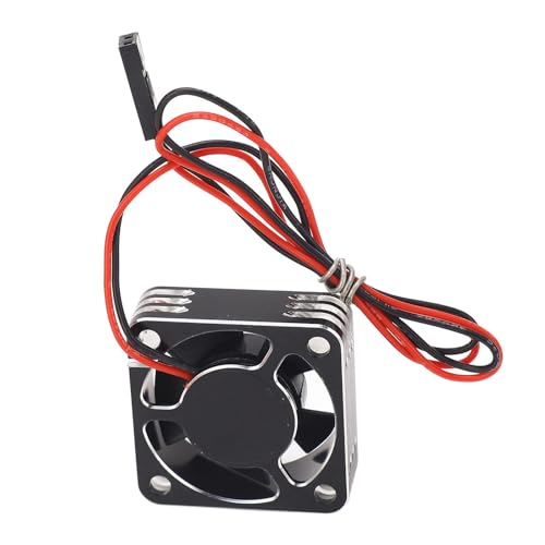 RiToEasysports RC -Auto -ESC -Kühlventilator, Aluminium -Kunststoff 23000 U/Min Motorkühllüfter 31x31mm für RC -Auto (Silver) von RiToEasysports