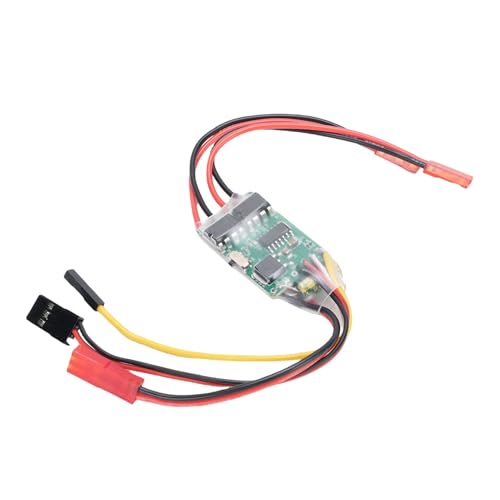 RiToEasysports RC-Auto Gebürstet ESC Dual-Way RC-Tank ESC, Überstromschutz, Schneller Stromausfall, Automatischer Schutzmodus, Temperaturerkennungsmodul, für RC-Auto, Boot RiToEasysports RC-Auto Gebürstet ESC Dual-Way RC-Tank ESC, Überstromschutz, Schneller Stromausfall, Automatischer Schutzmodus, Temperaturerkennungsmodul, für RC-Auto, Boot von RiToEasysports