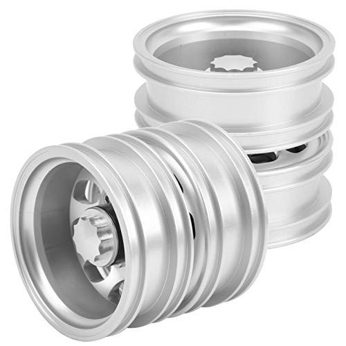 RiToEasysports RC Beadlock-Felge, RC-Car-Radfelge, Nabe, Aluminiumlegierung, 10 Speichen, Beadlock-Rad, RC-Autoteile, Geeignet für 1/14 Traktor-LKWs (Hinten 170 mm / 6,7 Zoll Breite) von RiToEasysports