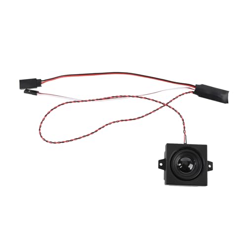 RiToEasysports RC-Car-Motorsound-Simulationsmodul, Lebensechte Drosselklappen-Soundeffekte Im Maßstab 1/10-1/8-1/6 mit 5-W-Lautsprecher für Rennzubehör für Baufahrzeuge von RiToEasysports