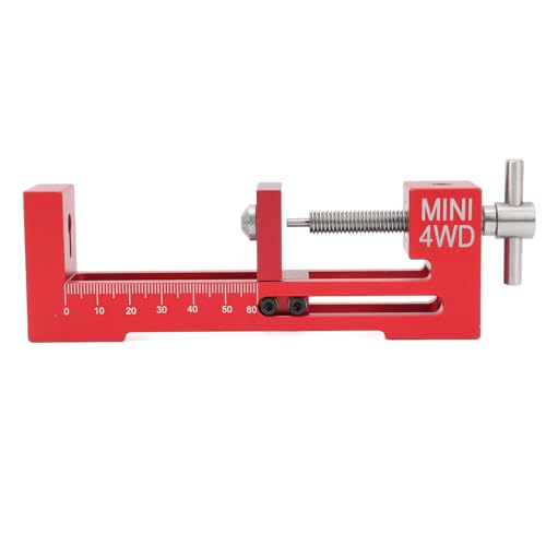 RiToEasysports RC Car Tire Installer, Aluminiumlegierer -Reifen -Installateur -Radlader -Antriebs -Rennwechsel für 4WD Racing Cars (Rot) von RiToEasysports