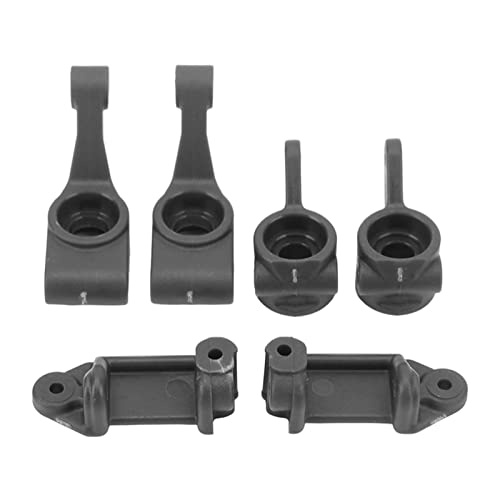 RiToEasysports RC Car Upgrade Teile, RC Auto Lenkrad Cup Hinterachse Cup C Hub Carrier Rustler Set Für Stampede Slash 2-Rad Driver 1/10 RC Car (Schwarz) von RiToEasysports