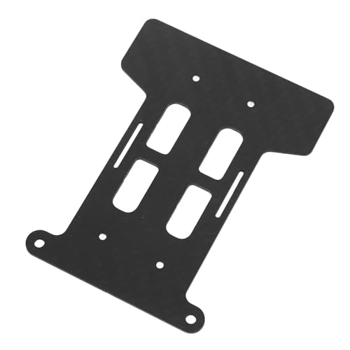 RiToEasysports RC -Hubschrauberteile, Professionelle Kohlenstofffasern RC Hubschrauber Bottomplate Ersatz, Premium -Haltbarkeit für Flywing Bell206 UH1, Einfache Installation von RiToEasysports