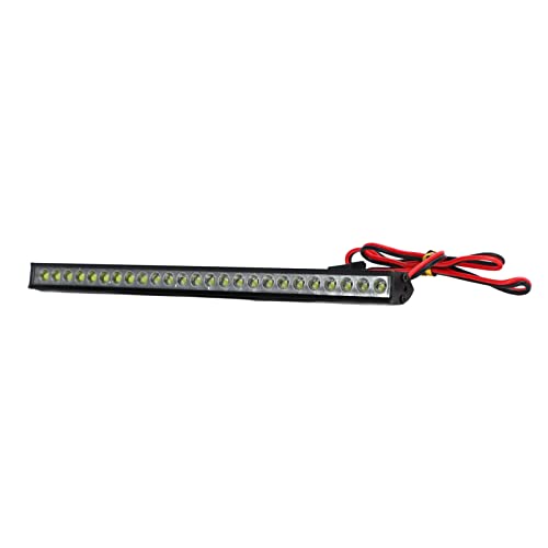 RiToEasysports RC LED Light Bar 25 LED Aluminiumlegierung RC -Autodachlampe für 1/8 1/10 /12/14 -Autos mit Klammer und Montageschraube RiToEasysports RC LED Light Bar 25 LED Aluminiumlegierung RC -Autodachlampe für 1/8 1/10 /12/14 -Autos mit Klammer und Montageschraube von RiToEasysports