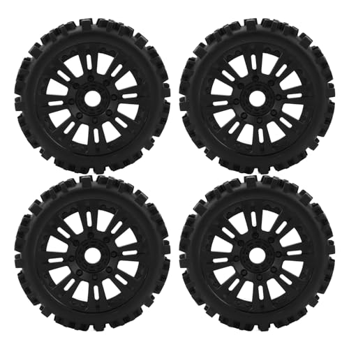 RiToEasysports RC -LKW - Upgrade, 17 -mm -Hex -Off -Straßen -Gummireifen mit überlegenem Griff und Traktion Optimiert für 1/8 RC -Off -Straßenfahrzeuge von RiToEasysports