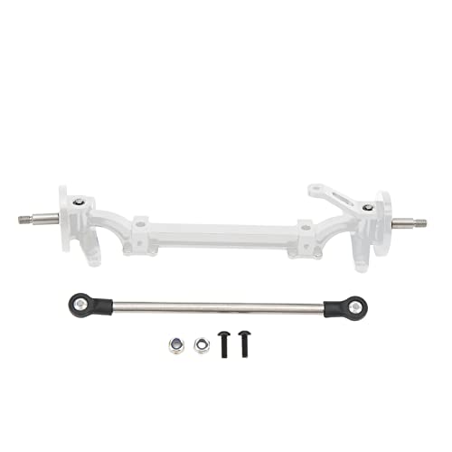 RiToEasysports RC -Lenkverbindungsstange Frontachse, Fest für 1/14 RC -Auto Festgelegt, Simuliertes Design für Authentische Ferngesteuerte Autos (Silver) von RiToEasysports