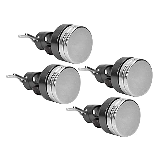 RiToEasysports RC Magnetic 4PCs Unsichtbare Säule für SCX10 HSP 1/10 RC -Auto mit Schlitz, Ergonomisch und Langlebig für Fernbedienungsautos, Metalllila/Blau/Orange/Schwarz (Black) von RiToEasysports