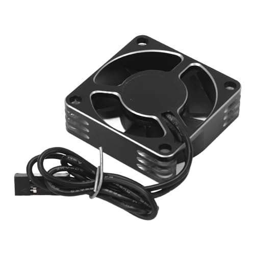 RiToEasysports RC -Motorkühlventilator, Aluminiumlegierung Heizkühlung Leichtes Esc -Kühler mit 15000 U/Min für Fernbedienungsautos (Silver) von RiToEasysports