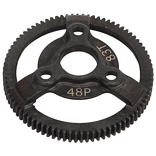 RiToEasysports RC -Ritzel Spurgetriebe, Metallritzer Sporngetriebe Härtung Stahl 48p 83T Spurgetriebe 19T 20T 21T -Ritzelrad für Schrägstrich 2WD 1/10 RC -Auto von RiToEasysports