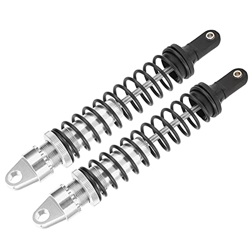 RiToEasysports RC Stoßdämpfer, 195 Mm RC Aluminium Stoßdämpfer Ölgefüllter Typ Federdämpfer für HSP 94050 1/5 RC Cars - 2St(Silber) Modellspielzeug von RiToEasysports
