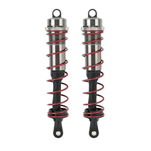 RiToEasysports RC -Stoßdämpfer, 2pcs RC Heckfeder -Dämpfer Aluminiumlegierung RC Heck -Stoßdämpfer RC -Autozubehör für ZD Racing 1/8 RC -Autos von RiToEasysports