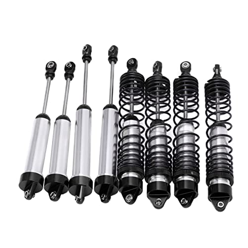 RiToEasysports RC -Stoßdämpfer -Set Aluminium Legierungs Stoßdämpfer Upgrade für UDR 1/7 Skala mit Glattem Dämpfungsleistung Leichtgewichtes Design (Black) von RiToEasysports