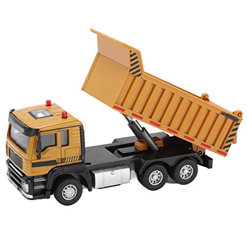 RiToEasysports RC-Technik-Fahrzeugspielzeug, Legierung 1:50 Muldenkipper, BAU-LKW-Modell für, Jungen und Mädchen von RiToEasysports