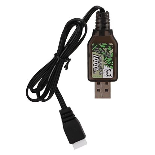 RiToEasysports RC USB Ladekabel 7,4V 1000mAh USB Netzteil Ladekabel mit XH 3P Anschlussstecker für Axial SCX24 1/24 RC Car RiToEasysports RC USB Ladekabel 7,4V 1000mAh USB Netzteil Ladekabel mit XH 3P Anschlussstecker für Axial SCX24 1/24 RC Car von RiToEasysports