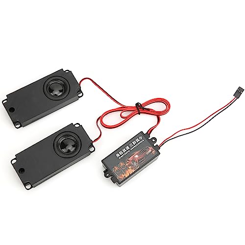 RiToEasysports Schwarzes RC -Auto -Motor Soundsystem Kompatibel mit 94123 1/10 RC Cars Lautstärkereinstellung und Speicherchipfunktion RiToEasysports Schwarzes RC -Auto -Motor Soundsystem Kompatibel mit 94123 1/10 RC Cars Lautstärkereinstellung und Speicherchipfunktion von RiToEasysports