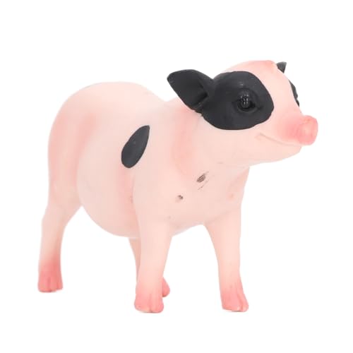 RiToEasysports Schwein-Modell-Spielzeug, Schwein-Haltungsfiguren, Bauernhof-Tier-Schwein-Modell-Figurensammlung, Statische Verzierung für Jungen und Mädchen, Geburtstagsgeschenk (Stehendes von RiToEasysports